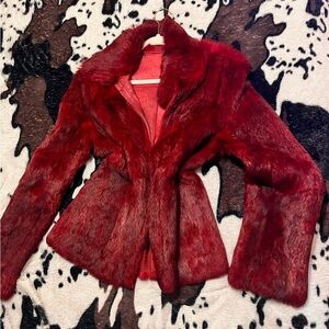 Reversible VTG 🐇 Fur jacket !!!